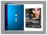 Photoshop CS4 / Corel Paint Shop Pro