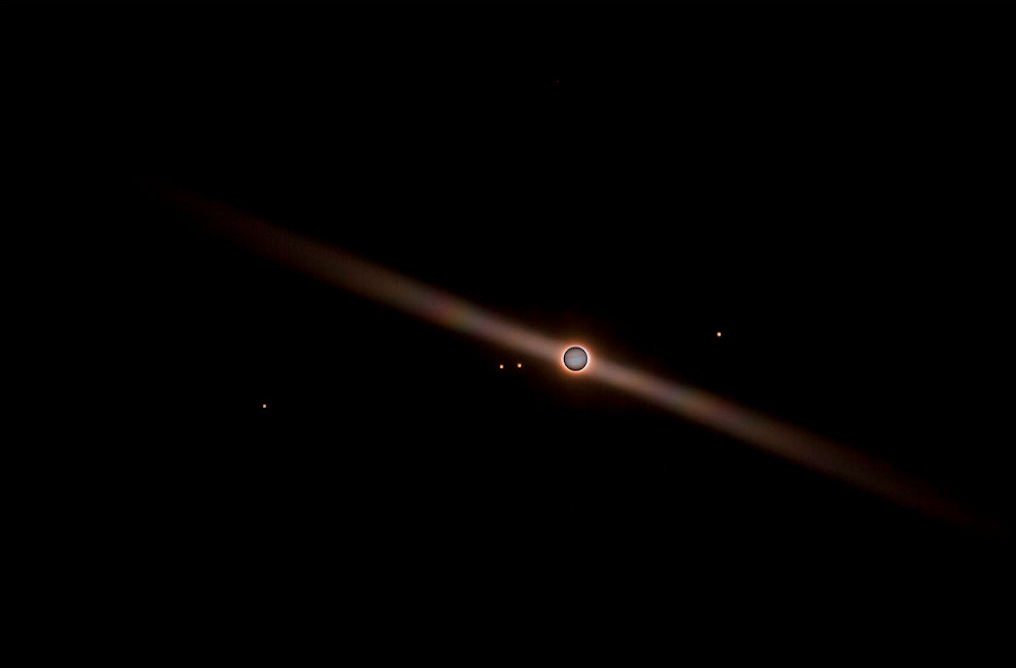 Jupiter mit Monden vom 27.09.2010