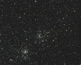 Objekt- und Aufnahmedaten       NGC884    Copyright © Horst Ziegler       Teleskop: Esprit 80/400 - Kamera: ASI533MC-P - Optolong LPro - Montierung: CGEM2 - ASIAIR Pro - ASI120mini