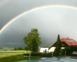 Regenbogen über Altenberg    Copyright © Horst Ziegler       Teleskop:  - Kamera:  - Montierung:
