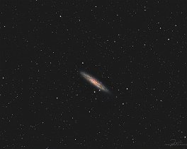 Objekt- und Aufnahmedaten       NGC253    Copyright © Horst Ziegler       Teleskop:  - Kamera:  - Montierung:
