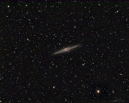 Objekt- und Aufnahmedaten       NGC891    Copyright © Horst Ziegler       Teleskop:  - Kamera:  - Montierung: