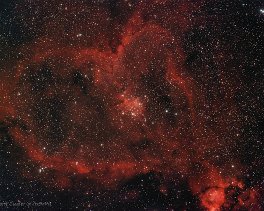 Objekt- und Aufnahmedaten       IC1805    Copyright © Horst Ziegler       Teleskop:  - Kamera:  - Montierung: