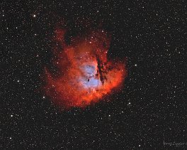 Objekt- und Aufnahmedaten   &nbsp; NGC281   &nbsp; Copyright © Horst Ziegler &nbsp;  &nbsp;  &nbsp;