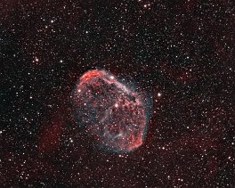 Objekt- und Aufnahmedaten   &nbsp; NGC6888   &nbsp; Copyright © Horst Ziegler &nbsp;  &nbsp;  &nbsp;