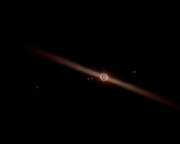 Objekt- und Aufnahmedaten   &nbsp; Jupiter mit Monden   &nbsp; Copyright © Horst Ziegler &nbsp;  &nbsp; Canon EOS 450D &nbsp; CGEM