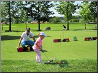 Eugendorf, Mai 2015 Das Golftraining mit Tommy  hat wieder begonnen