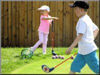 Eugendorf, Mai 2015 Das Golftraining mit Tommy  hat wieder begonnen