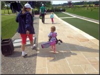 Golfclub Salzburg Jun 2014 Training mit Mama