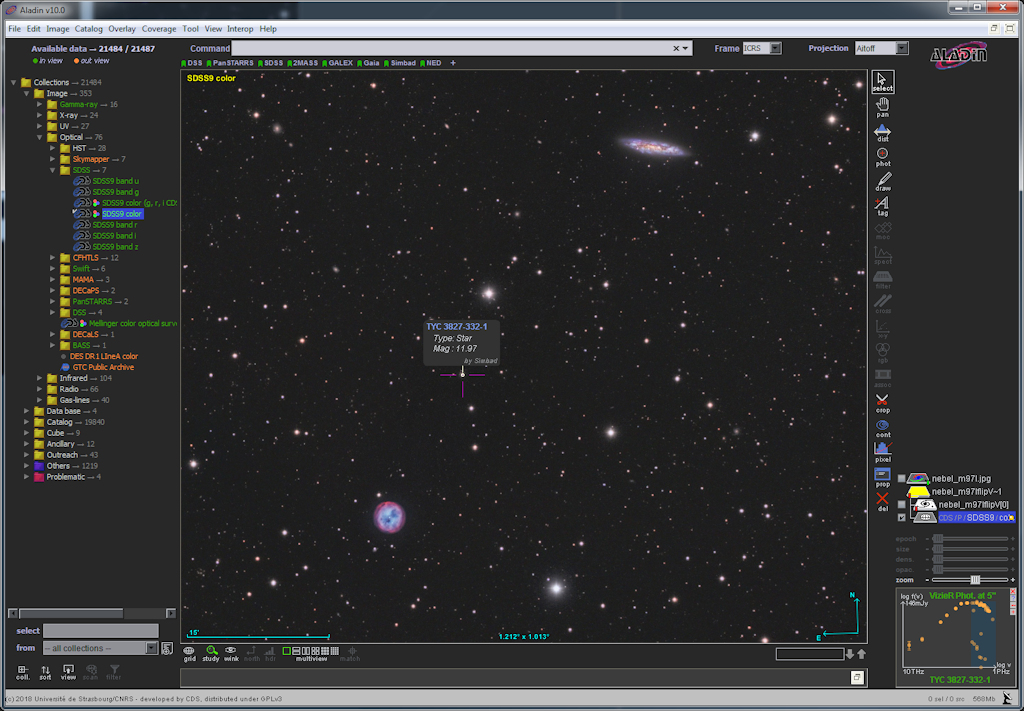 Eigene Aufnahme M97/M108